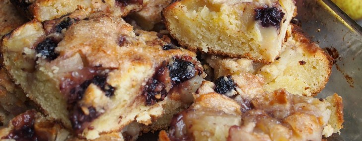 Apple Bramble And Pear Tray Bake Recipe 9350