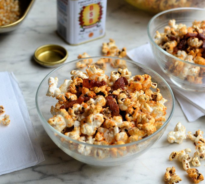 recipes Popcorn Bacon  Chilli chilli popcorn