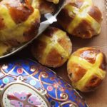 Sweet Easter Treats for Easter Week…..Cake, Hot Cross Buns, Eggs & Floral Baking Gifts