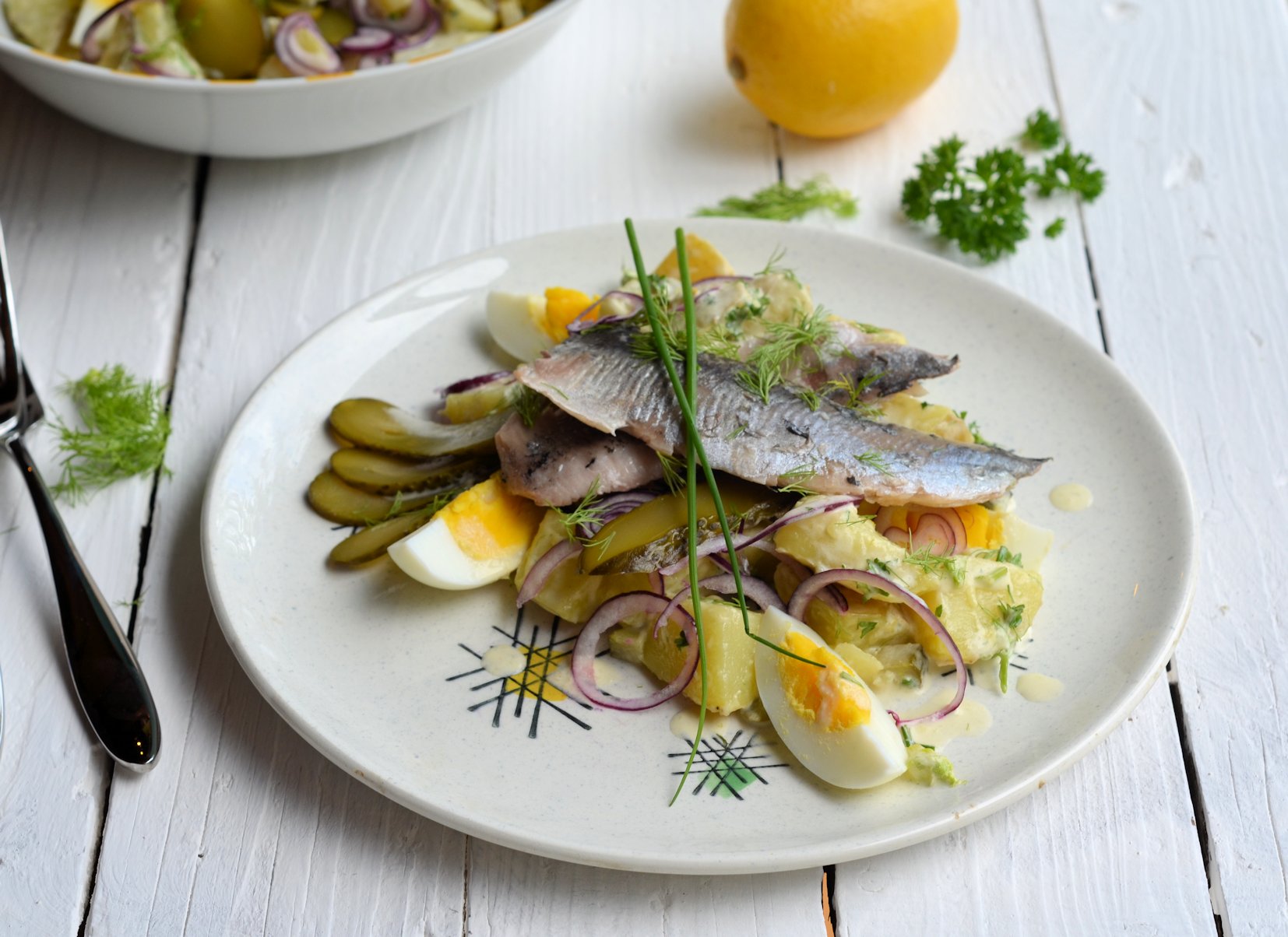 "Scandi" Friday With Hot Pickled Herrings And A Dill Pickle Potato ...