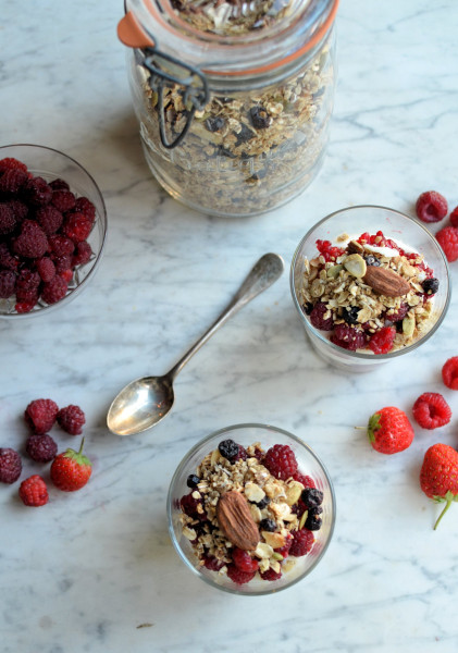 The Secret Recipe Club: Raspberry & Maple Granola Yoghurt Pots