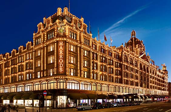 Harrods hampers to usa