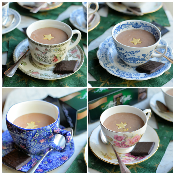 Festive Fun and Frivolity! Tea Cup After Eight Chocolate Mint Mousse