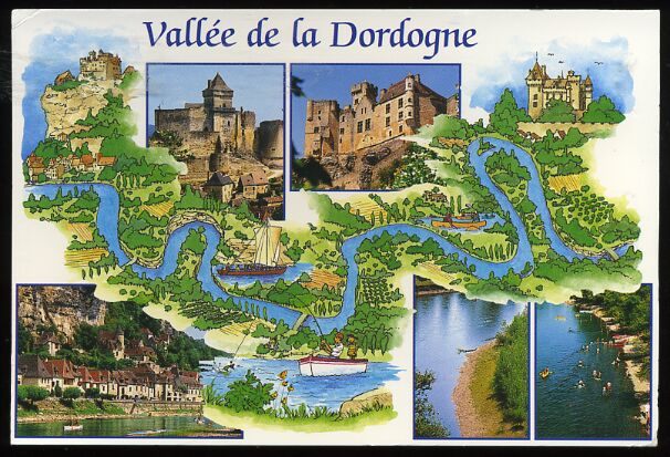 dordogne river valley map