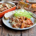 Spicy Sausage Pizza Pasta Bake