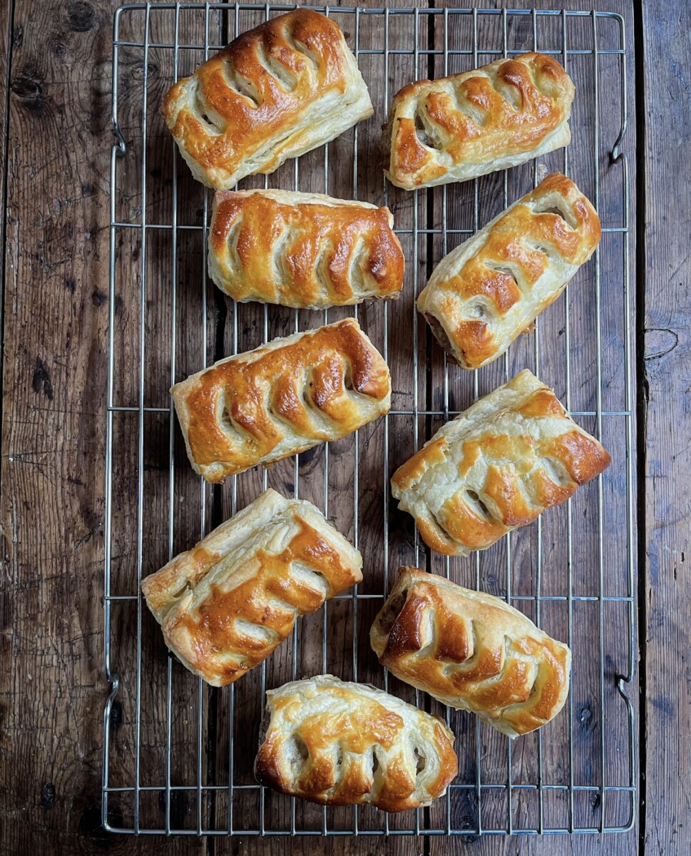 Easy Three Ingredient Sausage Rolls - Lavender And Lovage