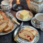 Cherry Bakewell Tea Loaf