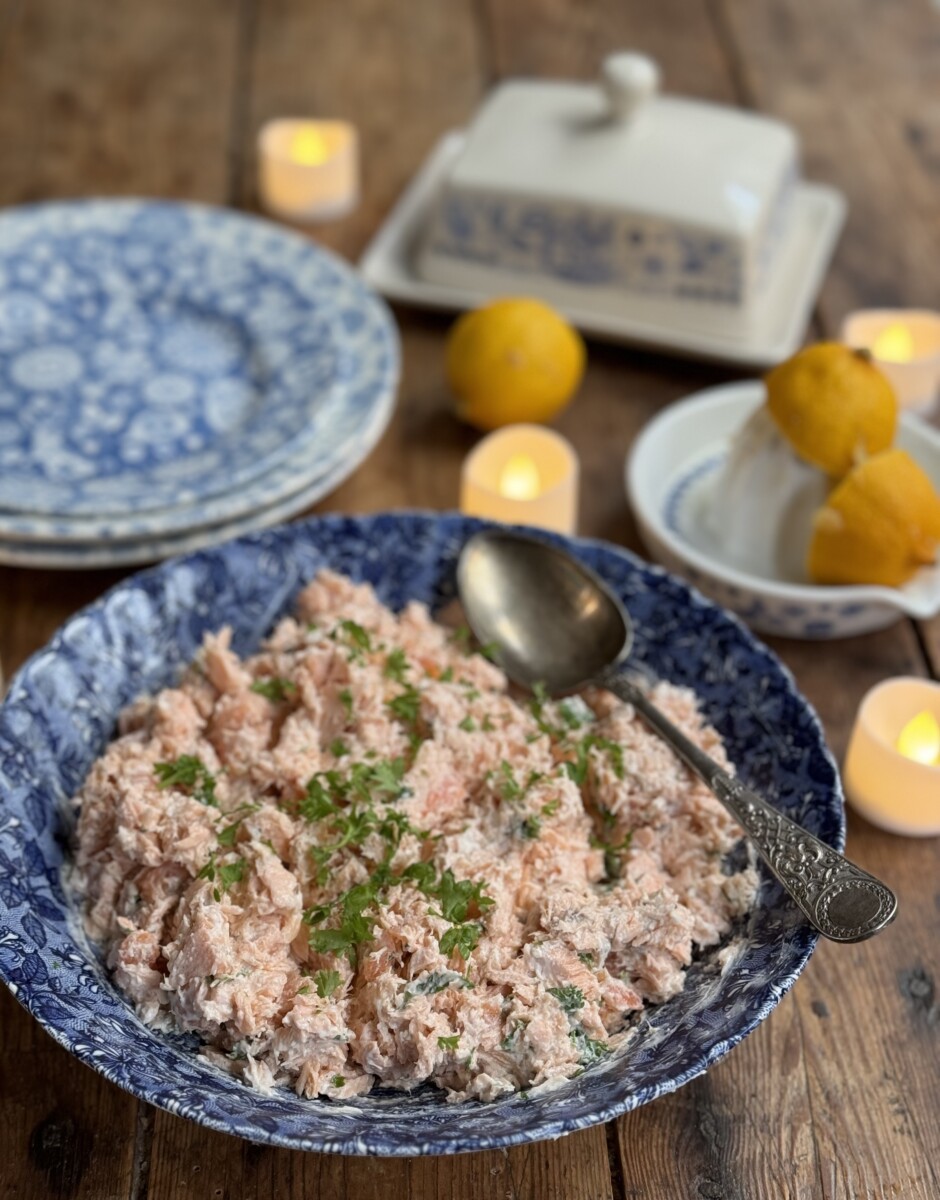 Smoked and Poached Salmon Pate