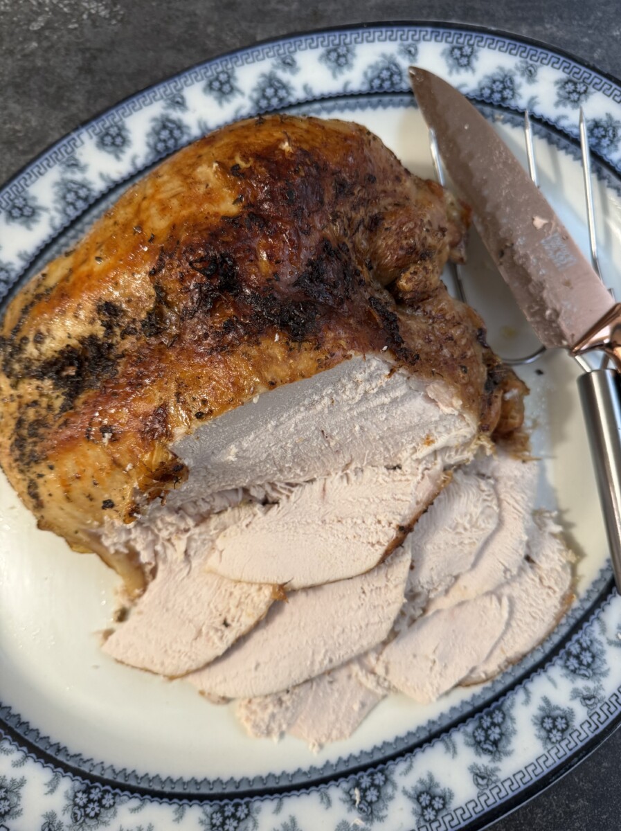 Slow Cooker & Air Fryer Turkey Crown