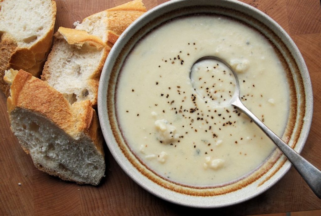 Soul Food Soup! Creamy Cauliflower & Stilton Cheese Soup for Random ...