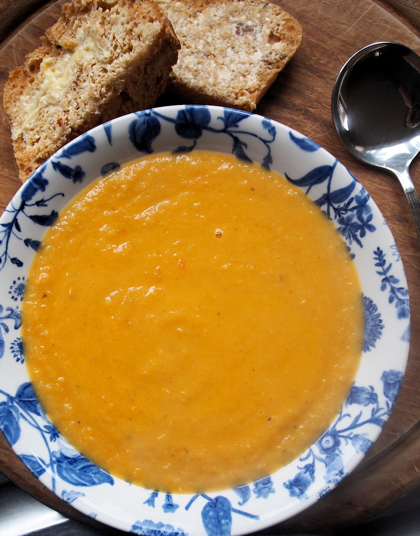 Curried Scottish Carrot and Lentil Soup - Lavender and Lovage