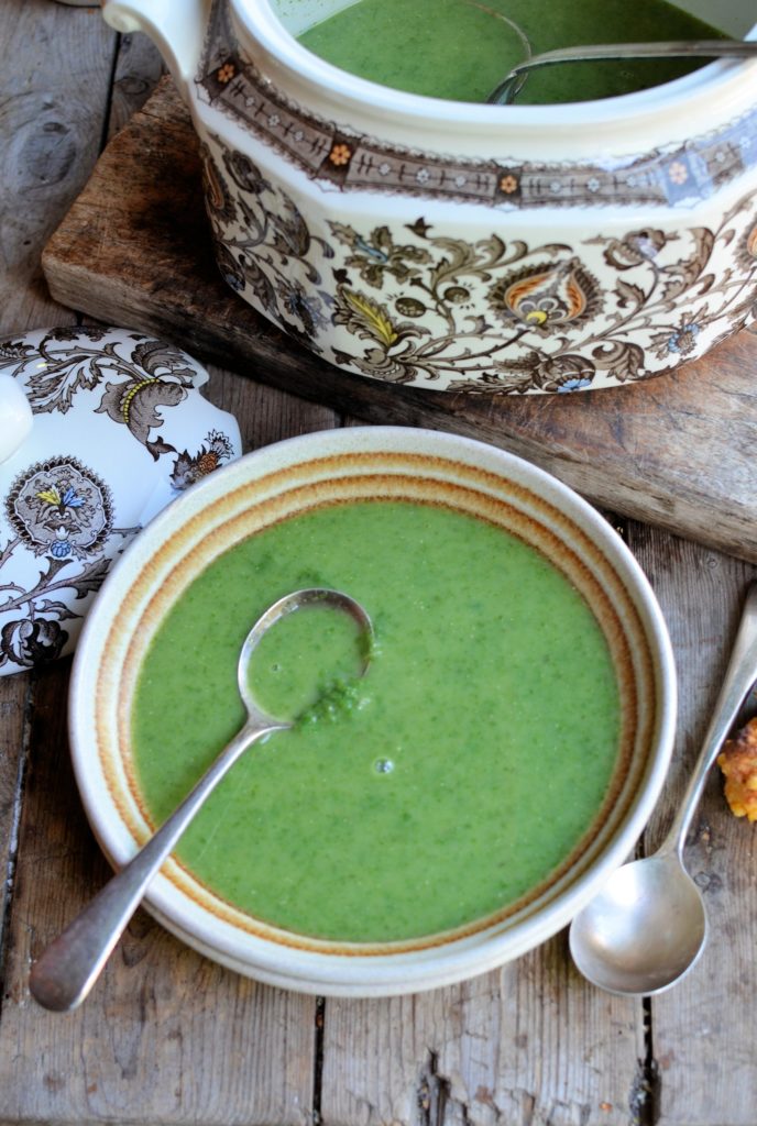 Cream of Watercress Soup - Lavender and Lovage