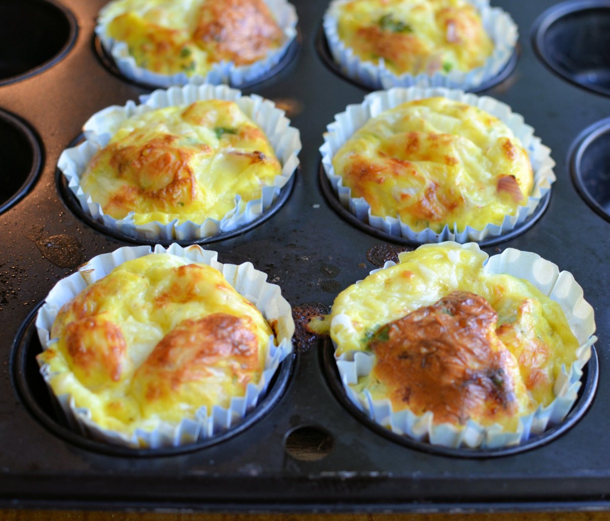 A Secret Recipe: Baked Mini Cheese & Onion Omelettes - Lavender and Lovage
